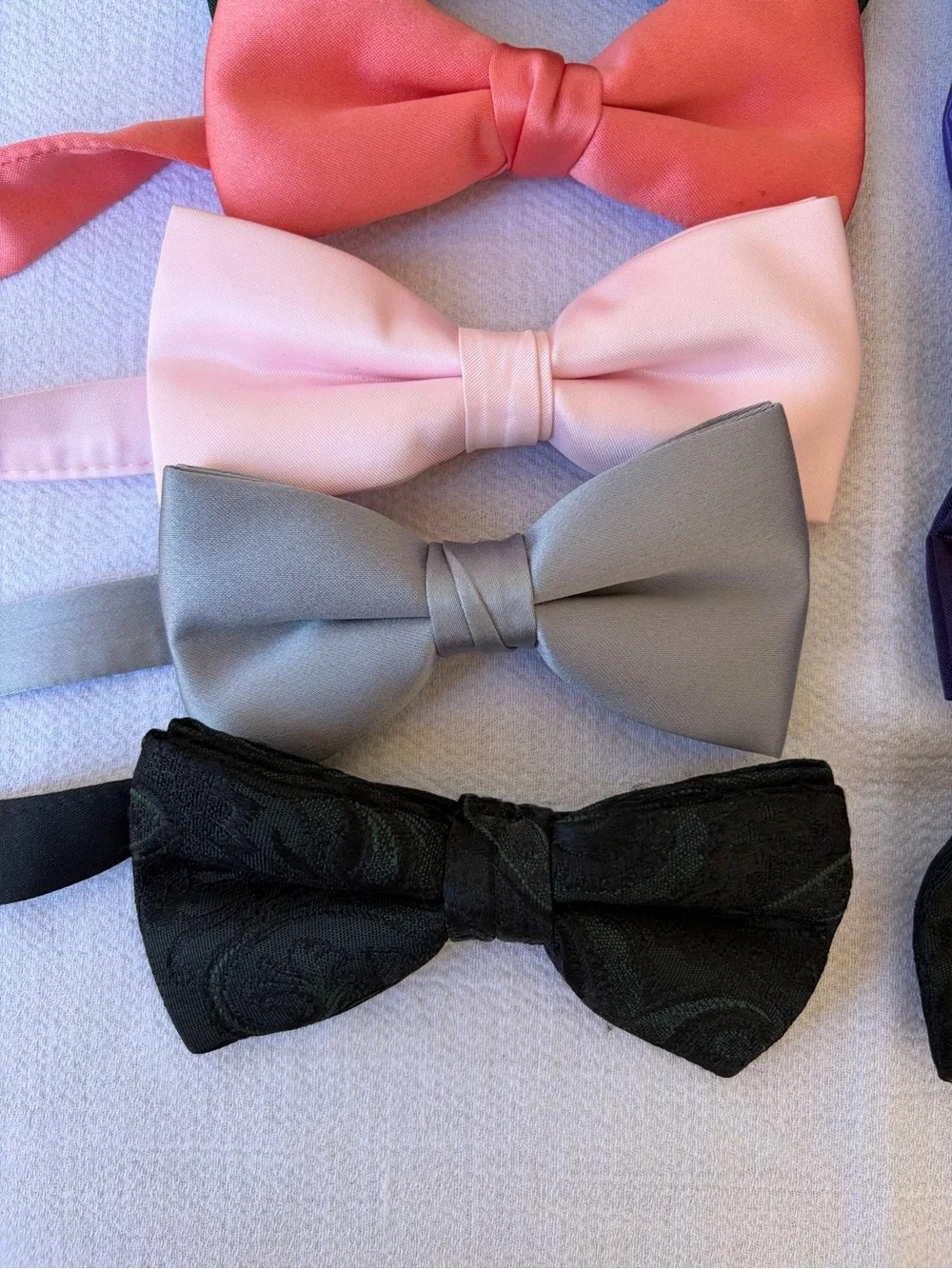 Bundle of 10 assorted pre made bow ties combo 16